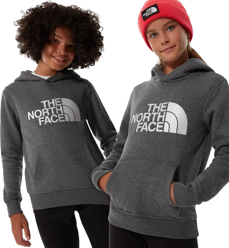 The North Face Youth Drew Peak Pullover Hoodie - TNF Medium Grey Heather-2